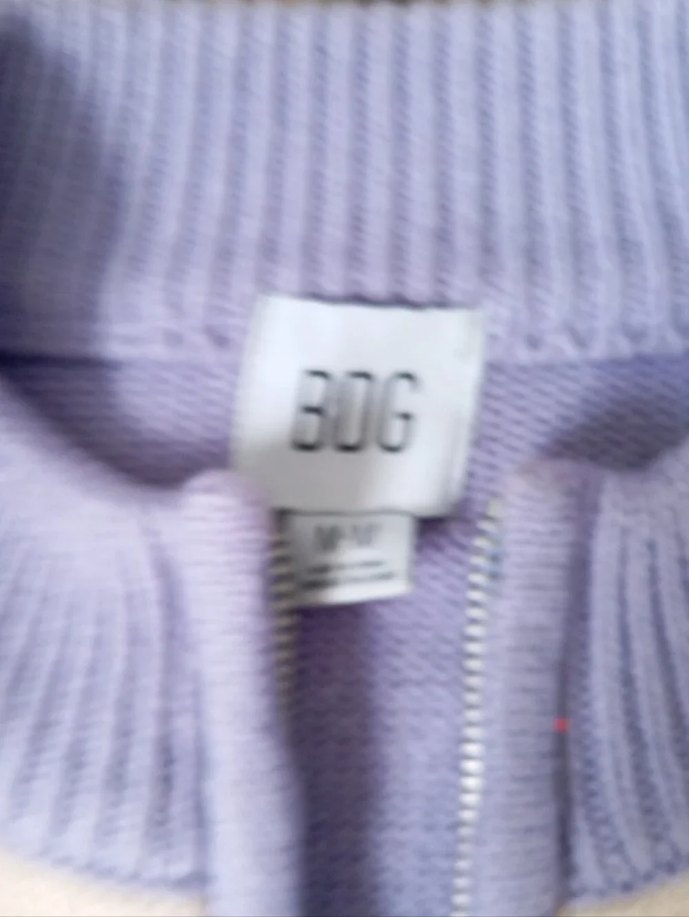 BDG Lilac Crewneck Cropped Sweater